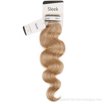 Rebecca Fashion wholesale vendors16~24 inches process body wave S613 machine double weft synthetic hair extension bundles